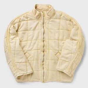 FREE PEOPLE DOLMAN QUILTED KNIT JACKET